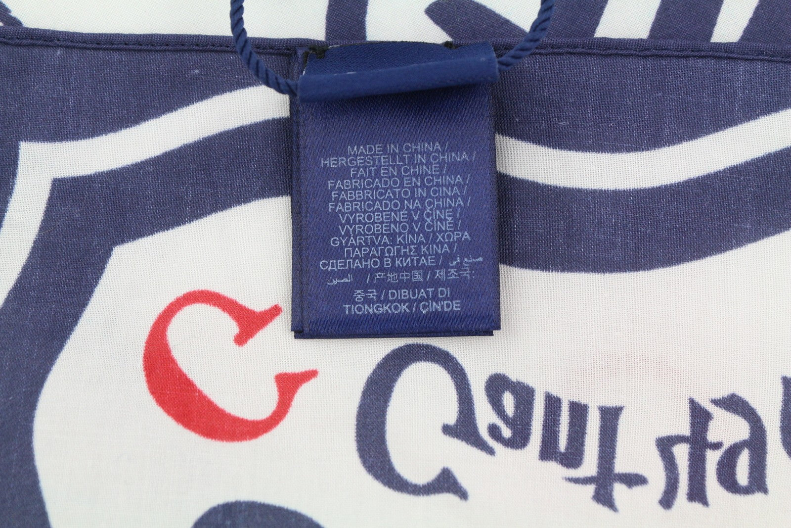 GANT Cotton Bandana Women Scarf OS Persian Blue All-Over Print Lightweight