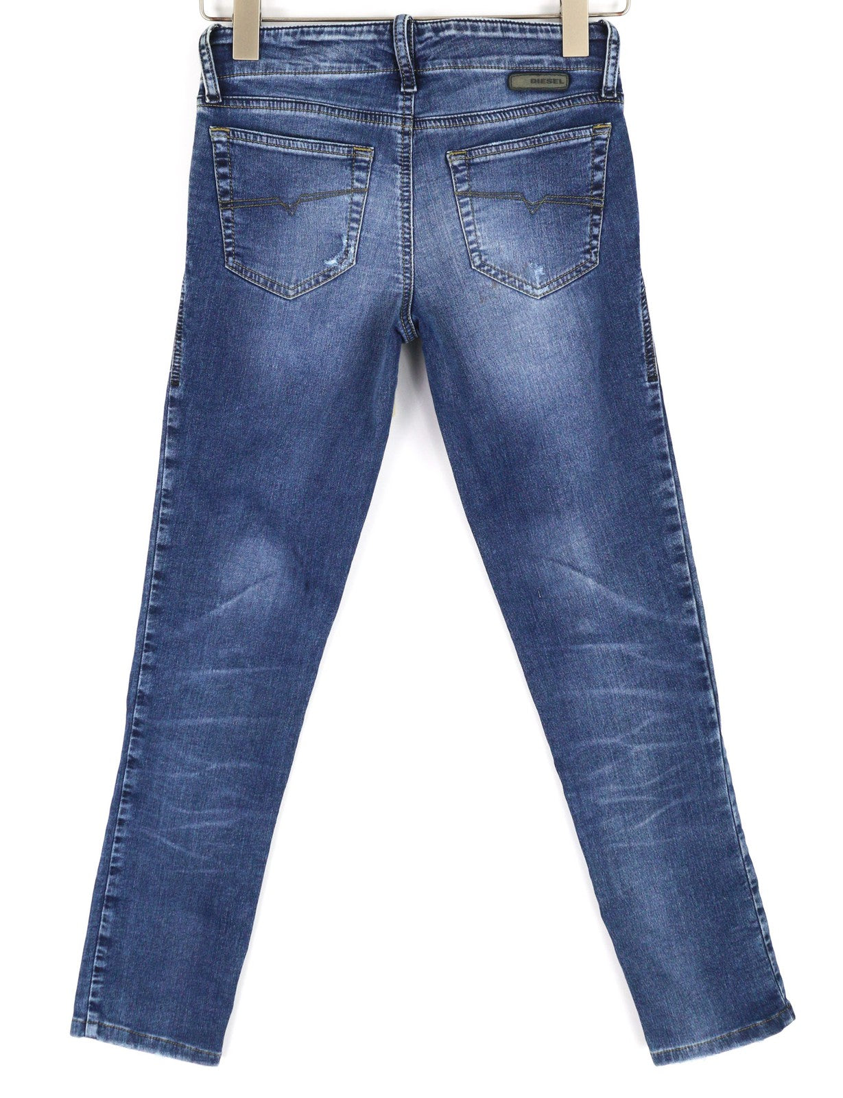 DIESEL Grupee-Ne 0607U Women's Jeans W25 Jogg Sweat Skinny Washed RRP250