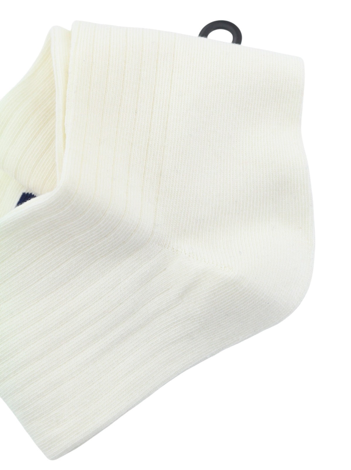 GANT Logo Rib Men Socks OS Eggshell White Tight-Knit Stretch Logo Unisex