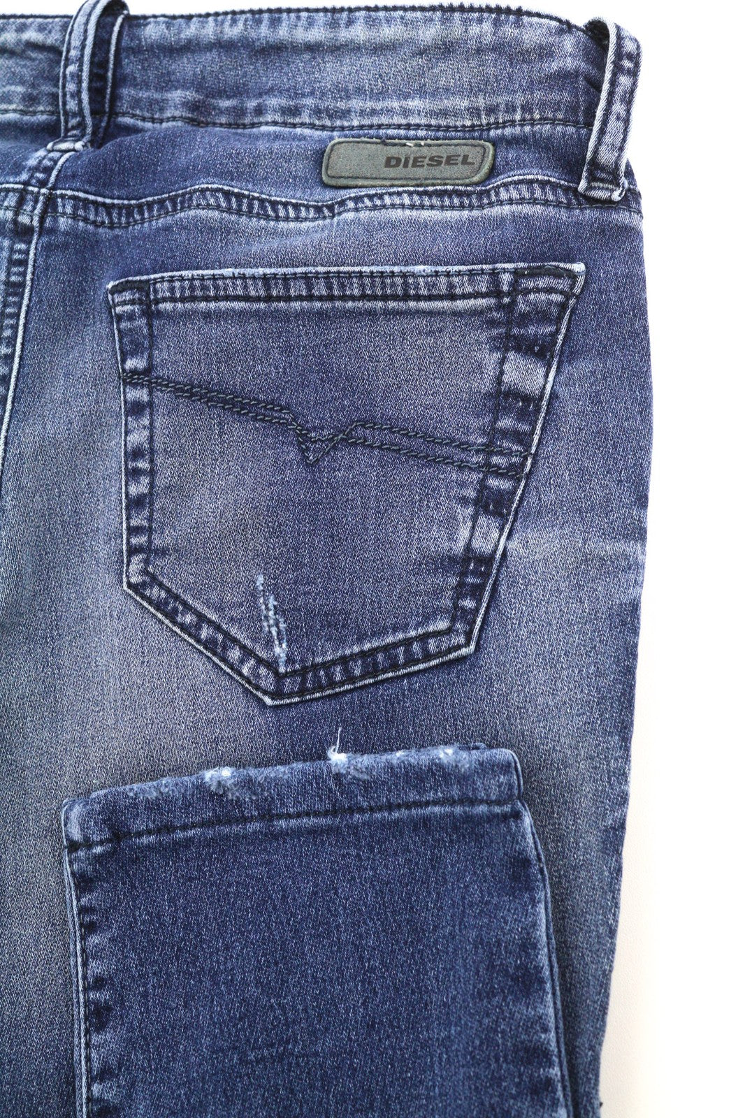 DIESEL Grupee-Ne 0662L Women's Jeans W25 Jogg Sweat Skinny Washed RRP250