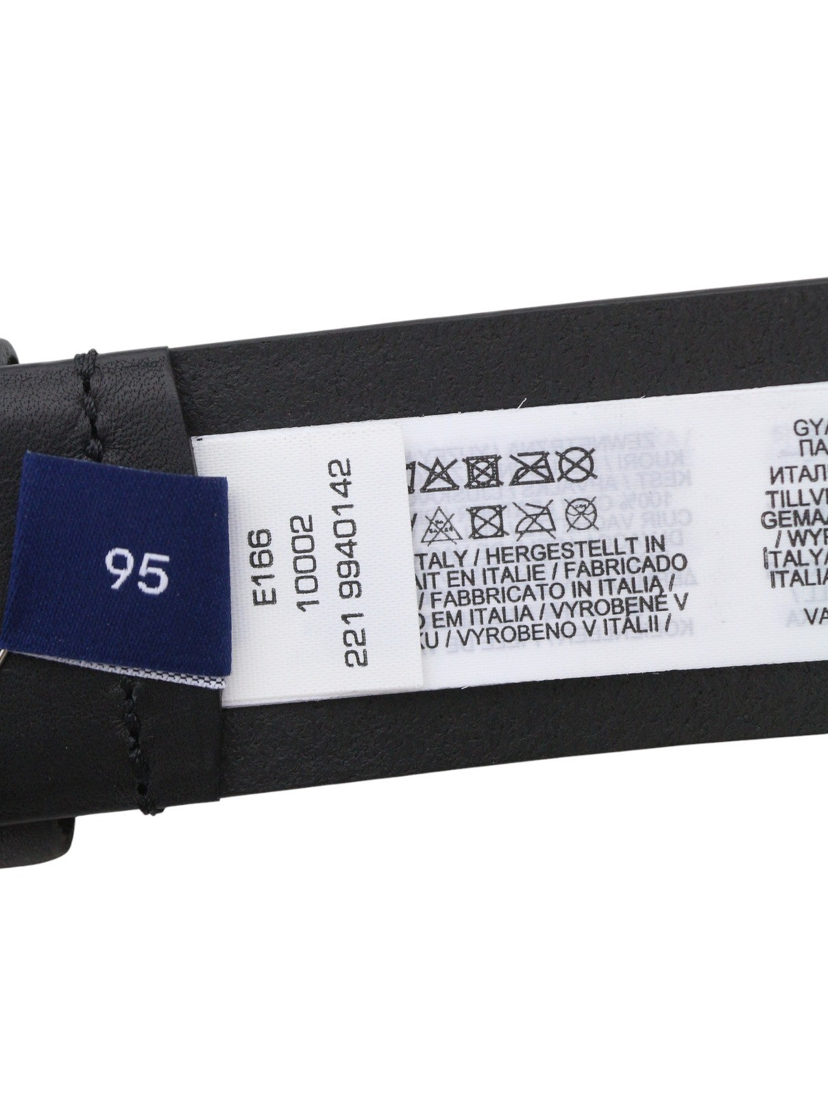 GANT Icon G Buckle Leather Women Belt 95 CM Black Press Stud Closure Casual