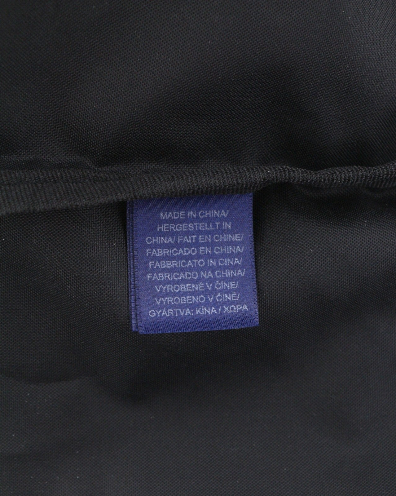 GANT Gym Sack Men Bag OS Black Front Logo Lightweight Sports Backpack