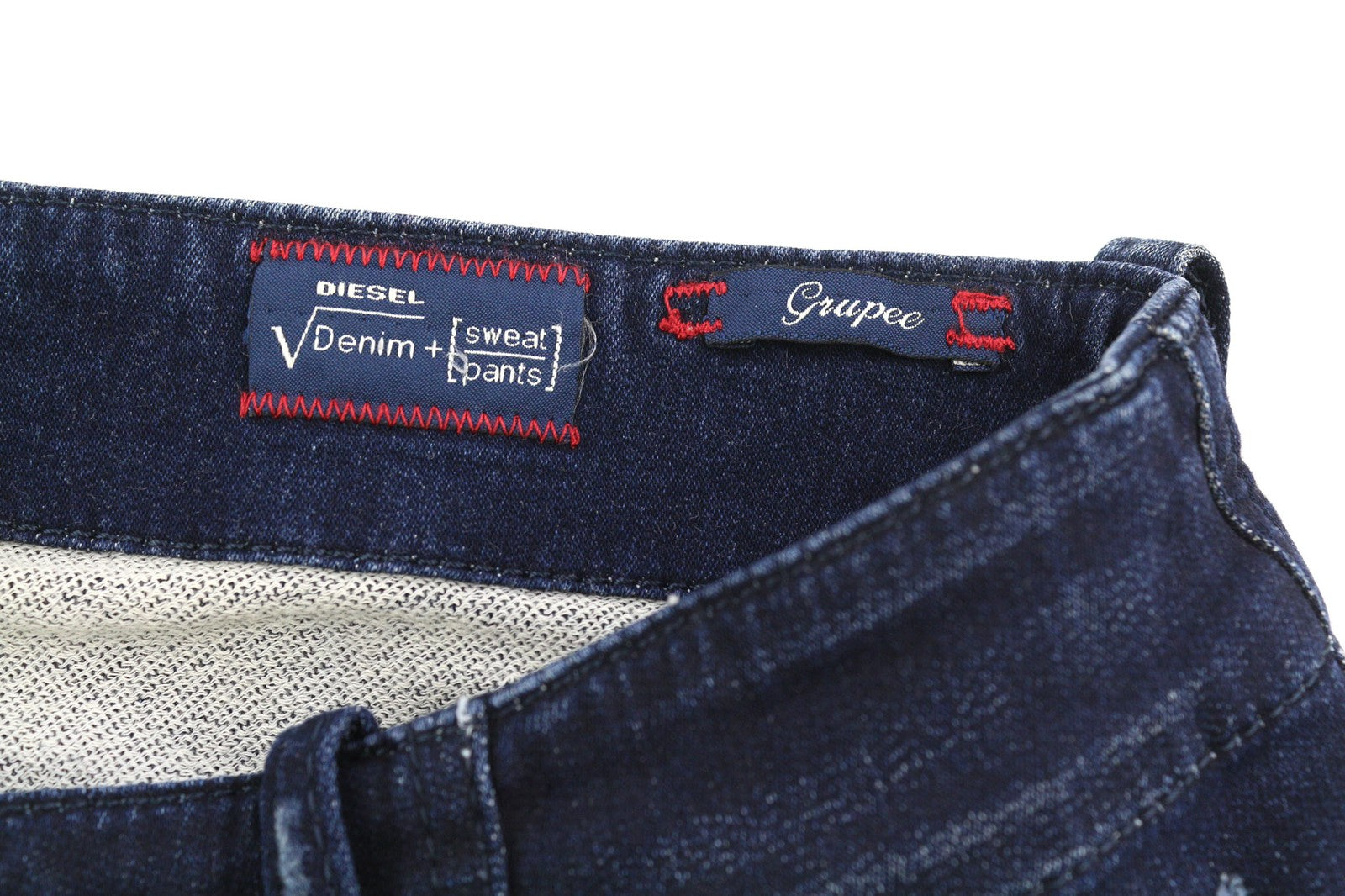 DIESEL Grupee-Ne 0662K Women's Jeans W23 Jogg Sweat Skinny Washed RRP250