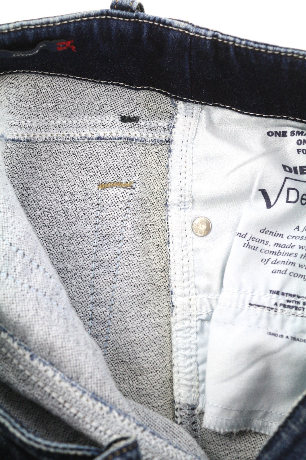 DIESEL Grupee-Ne 0607U Women's Jeans W23 Jogg Sweat Skinny Blue Stretch RRP250