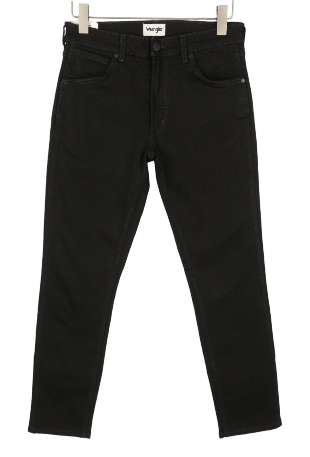 WRANGLER Greensboro Men Jeans W30/L32 Black Slim Fit Stretch Zip Fly Denim