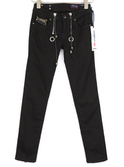 DIESEL Reboot-B-Grupee-Ne-B 0608S Women's Jeans W23 Jogg Sweat Black RRP280