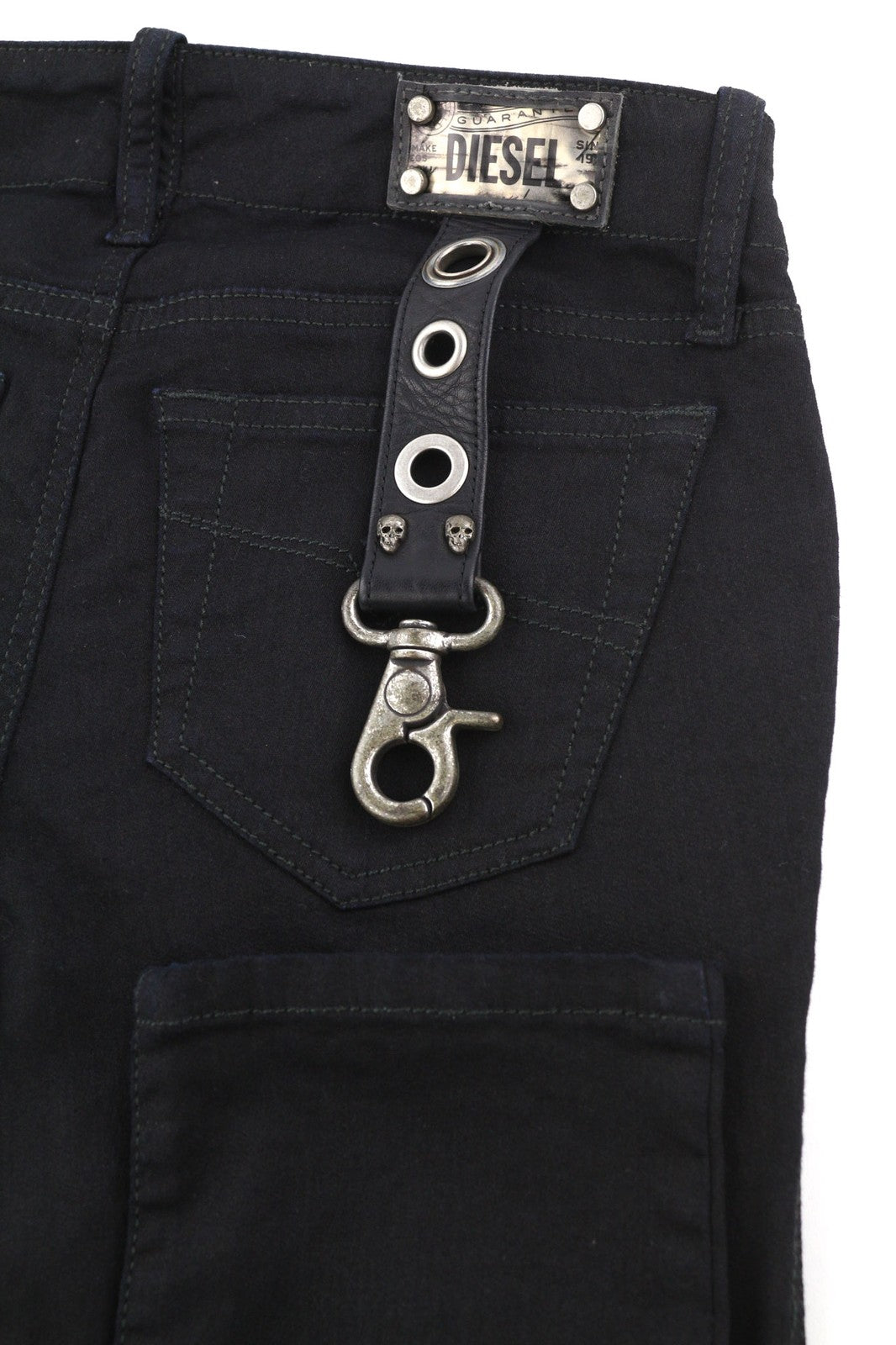 DIESEL Reboot-B-Grupee-Ne-B 0608S Women's Jeans W23 Jogg Sweat Black RRP280