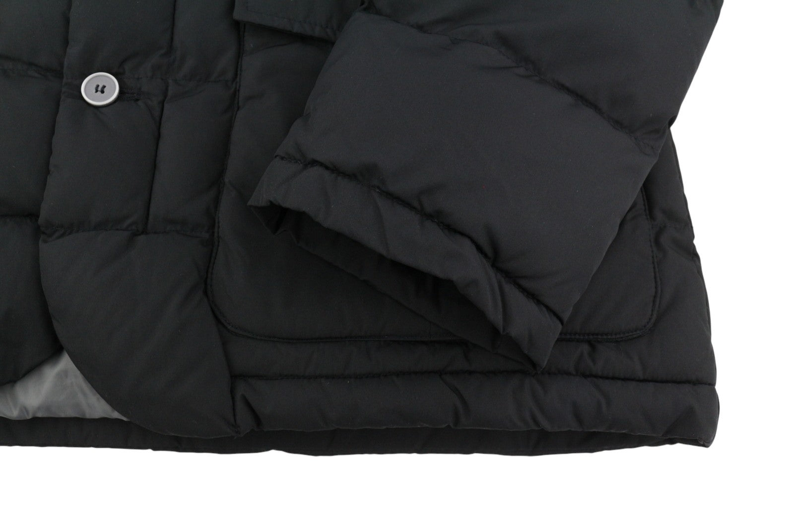 HARMONT & BLAINE Trapuntata Multi Tasca Men Jacket L Black Padded Button RRP337