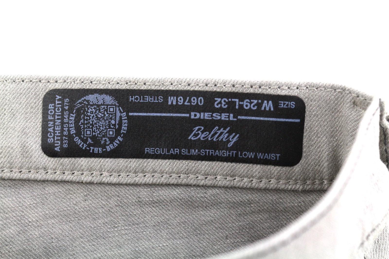 DIESEL D.N.A. Belthy 0676M Women's Jeans W29/L32 Low Waist Slim Straight RRP180