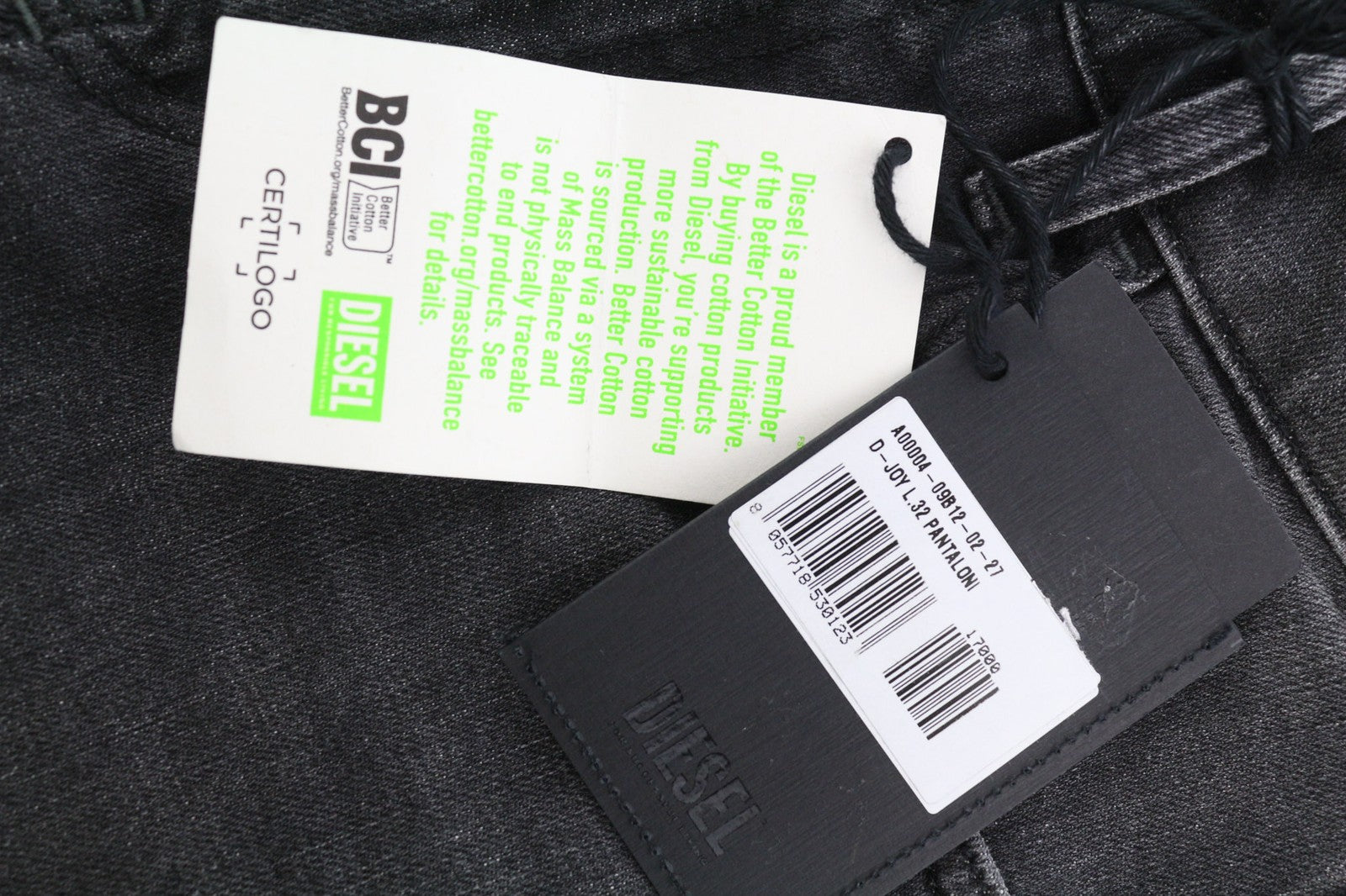 DIESEL D-Joy 09B12 Women's Jeans W27/L32 Slim Stretch Washed Black RRP175