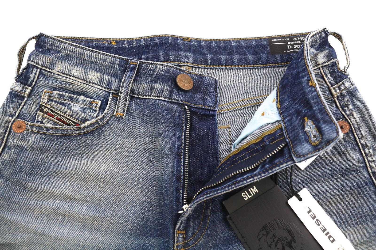 DIESEL D-Joy Z9A05 Women's Jeans W26/L32 Slim Stretch Blue Washed RRP195