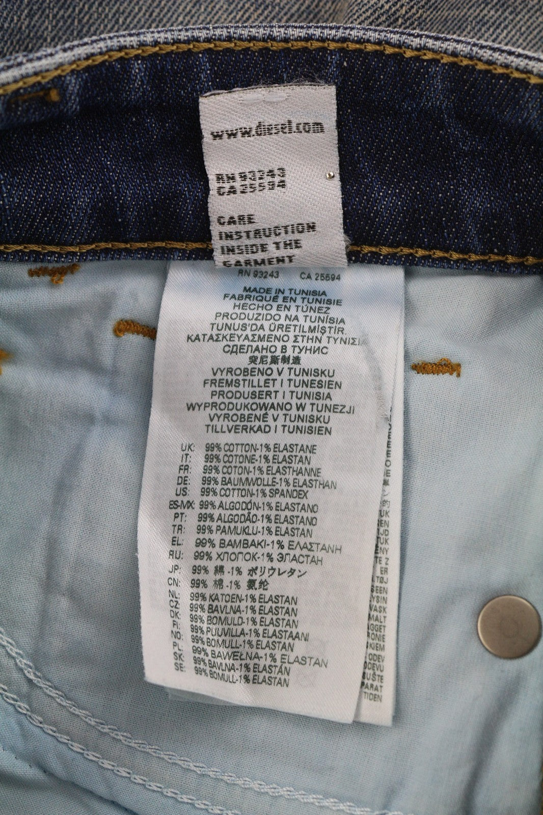 DIESEL D-Joy Z9A05 Women's Jeans W26/L32 Slim Stretch Washed Branded RRP195