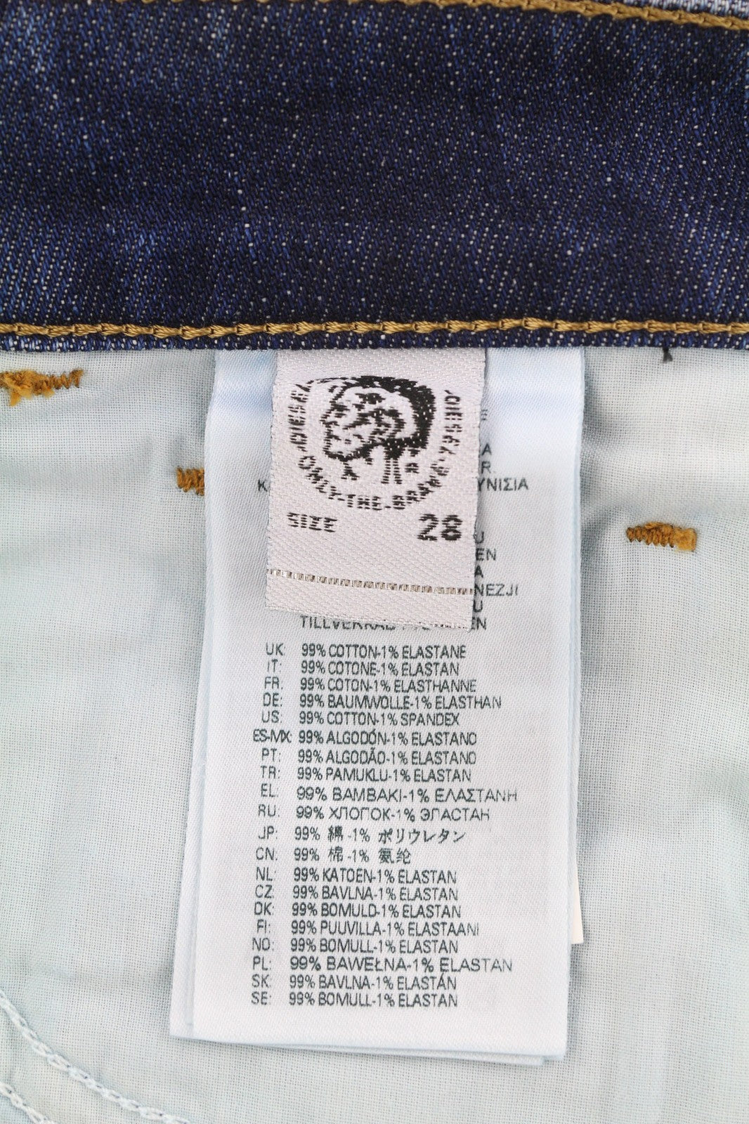 DIESEL D-Joy Z9A05 Women's Jeans W28/L32 Slim Stretch Blue Washed Regular Rise