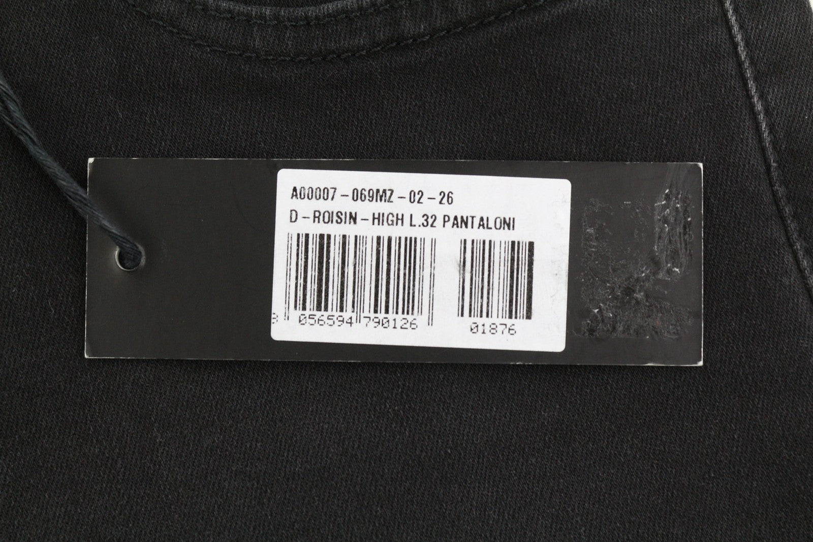 DIESEL D-Roisin 069MZ Women's Jeans W26/L32 High Waist Super Skinny Black