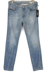 DIESEL Straitzee 0661H Women's Jeans W32/L32 Regular Slim Straight Mid Waist
