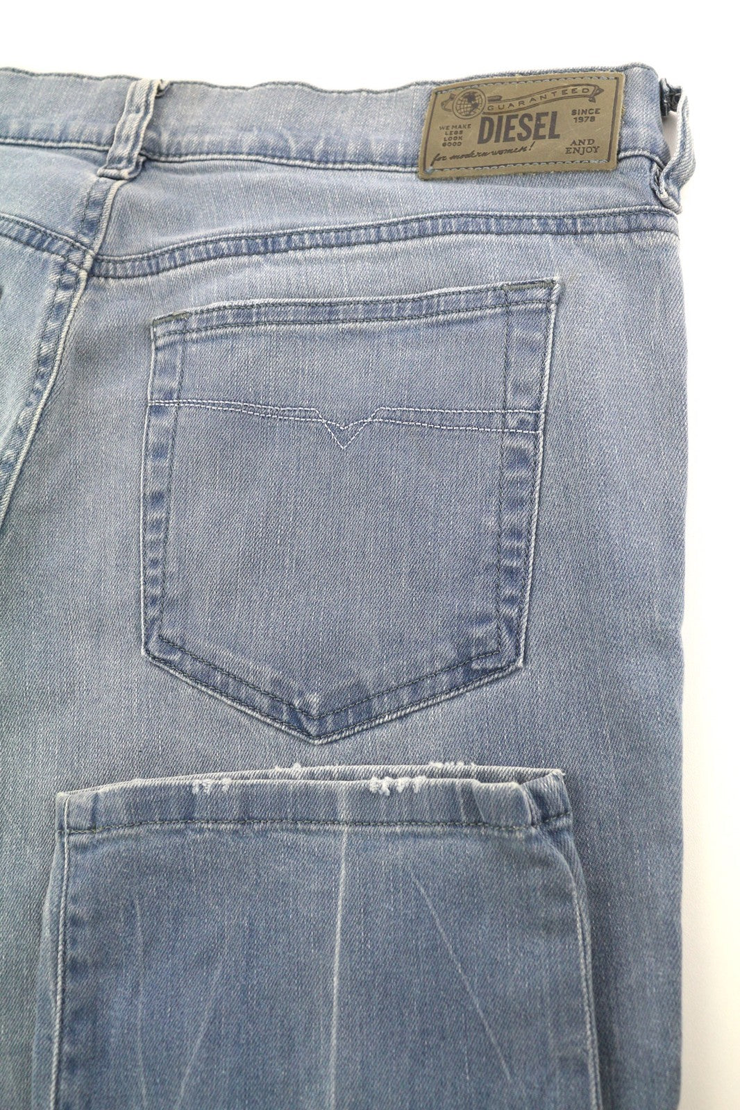 DIESEL Straitzee 0661H Women's Jeans W32/L32 Regular Slim Straight Mid Waist