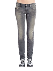 DIESEL Getleg 0607Z Women's Jeans W26/L34 Low Waist Slim Skinny Washed Stretch