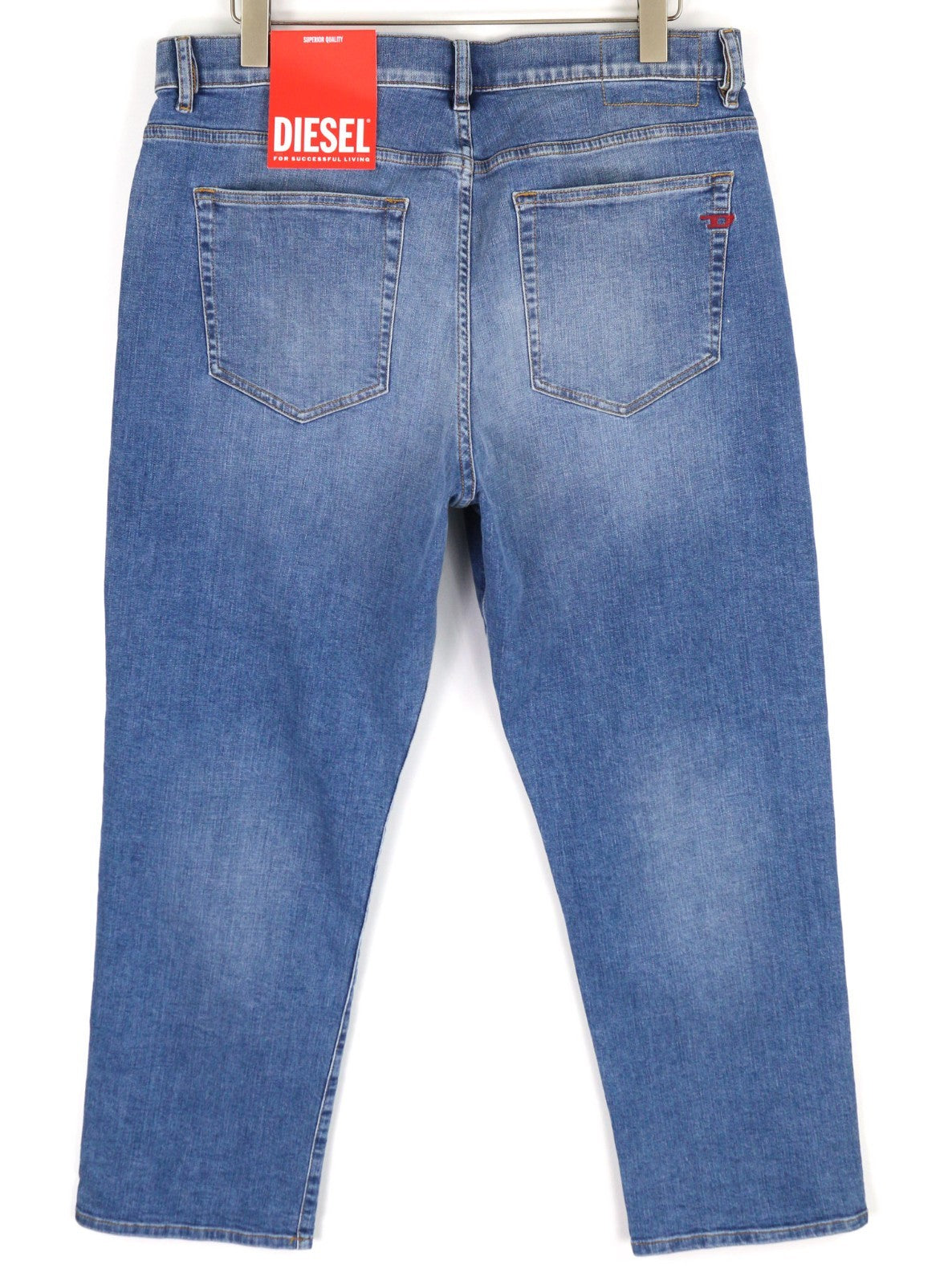 DIESEL 2020 D-Viker REHAJ Men's Jeans W36/L30 Mid Waist Straight Regular Fit