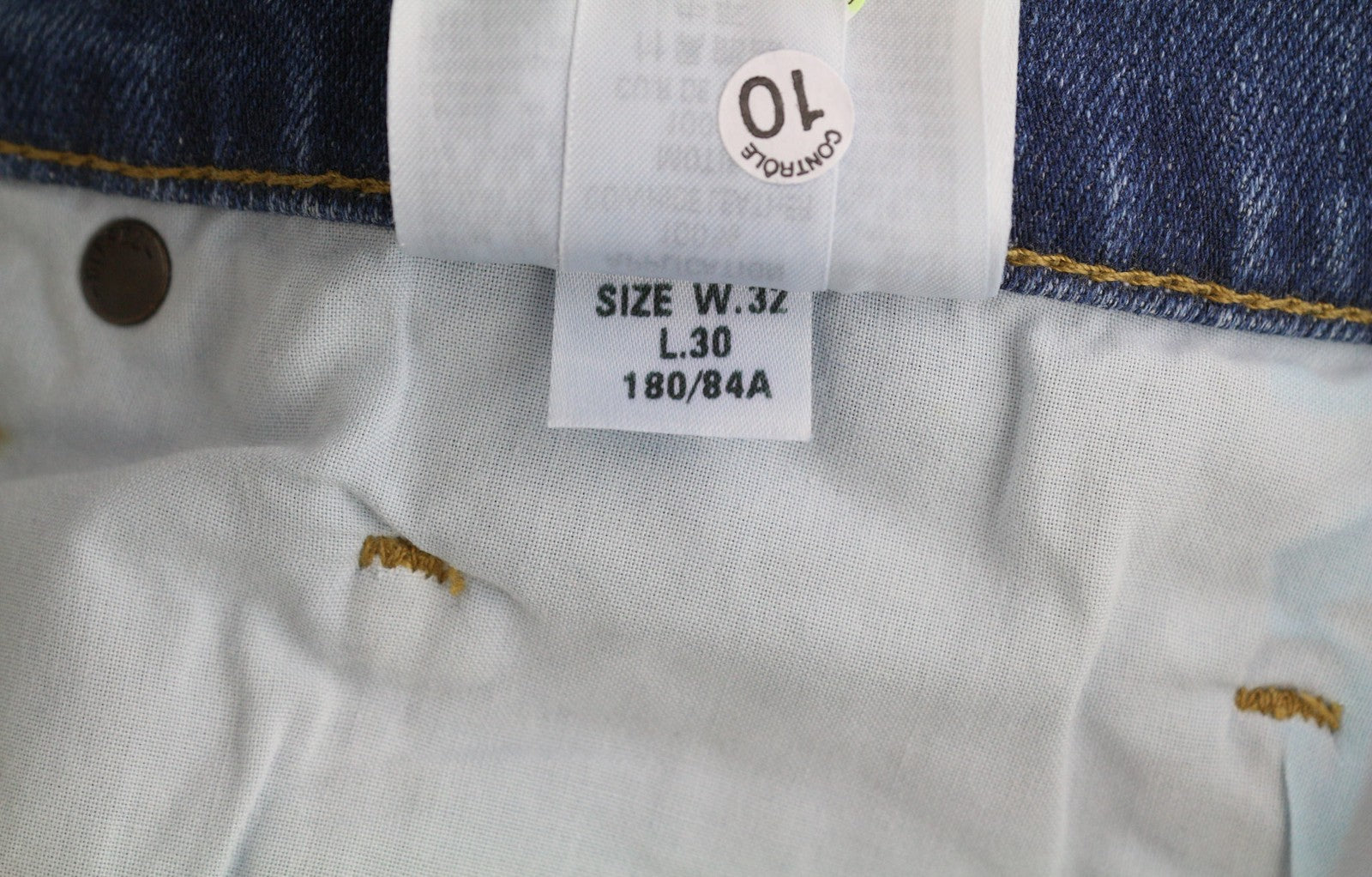 DIESEL D-Mihtry 009NF Men's Jeans W32/L30 Straight Washed Stretch Buttoned