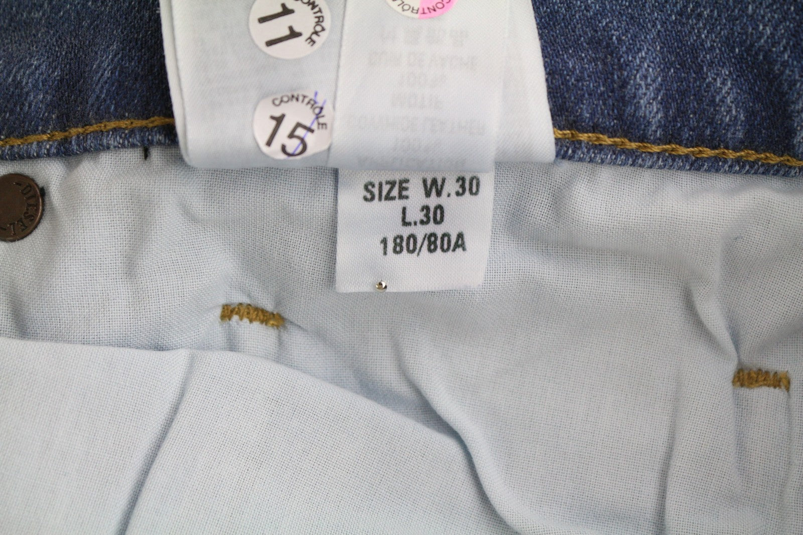 DIESEL D-Mihtry 009NF Men's Jeans W30/L30 Washed Straight Stretch Button Fly