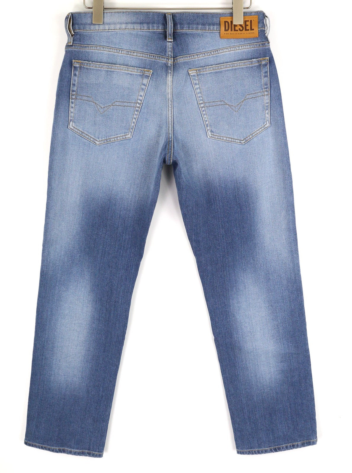 DIESEL D-Mihtry 009NF Men's Jeans W30/L30 Washed Straight Stretch Button Fly