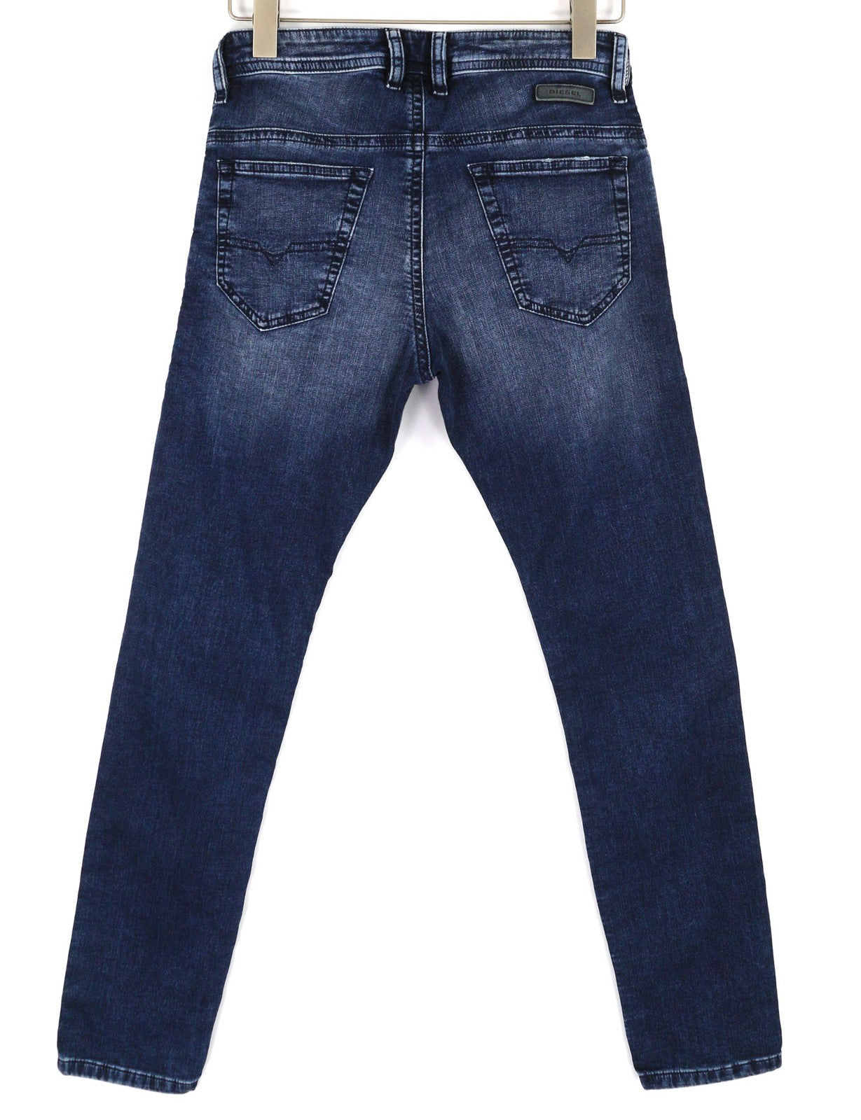 DIESEL Thommer CB-NE 0699Z Men's Jeans W28 Jogg Ripped Blue Washed Stretch