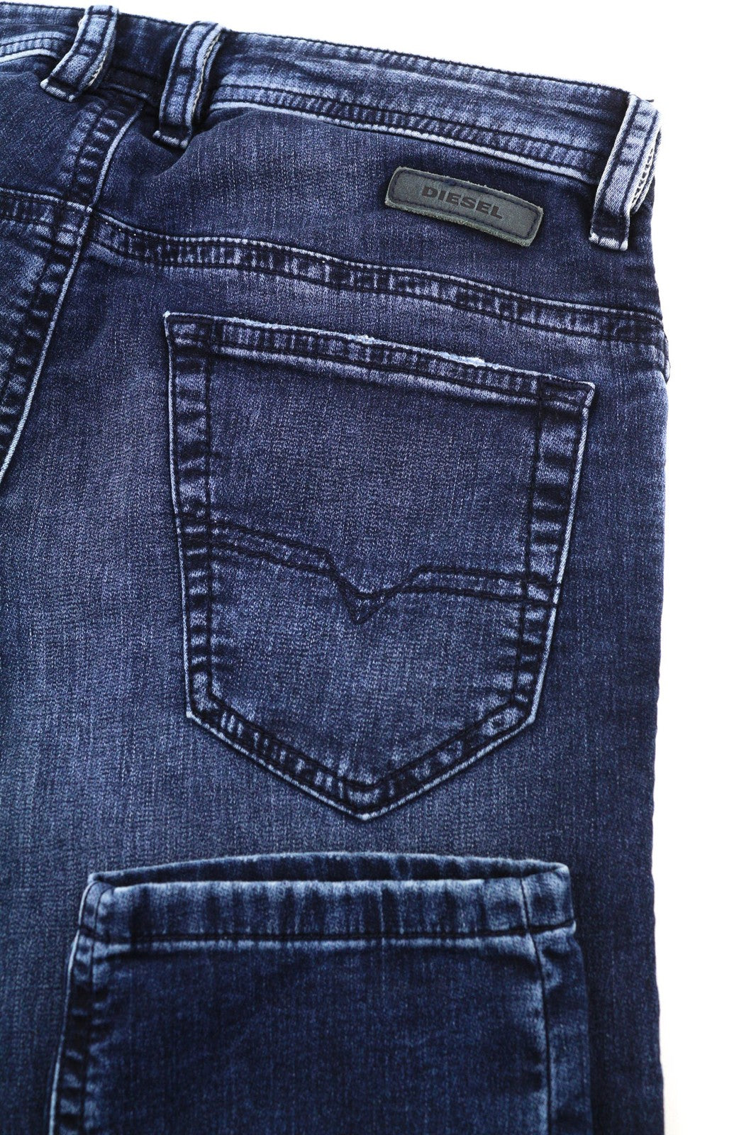 DIESEL Thommer CB-NE 0699Z Men's Jeans W28 Jogg Ripped Blue Washed Stretch