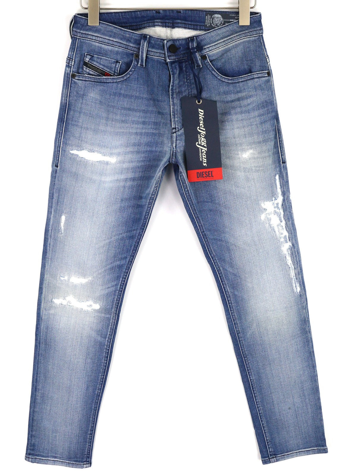 DIESEL Thommer-T 8880T Men's Jeans W29 Jogg Slim Washed Distressed Stretch