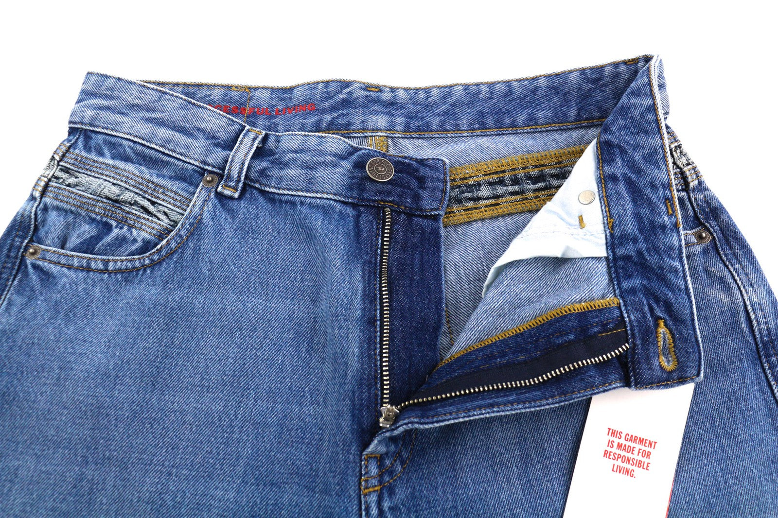 DIESEL D-Escription-FSB 09E41 Women's Jeans W31 Bootcut Washed Blue Denim