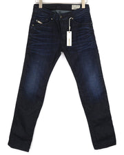 DIESEL Darron 0835G Men's Jeans W27/L32 Slim Tapered Washed Button Blue