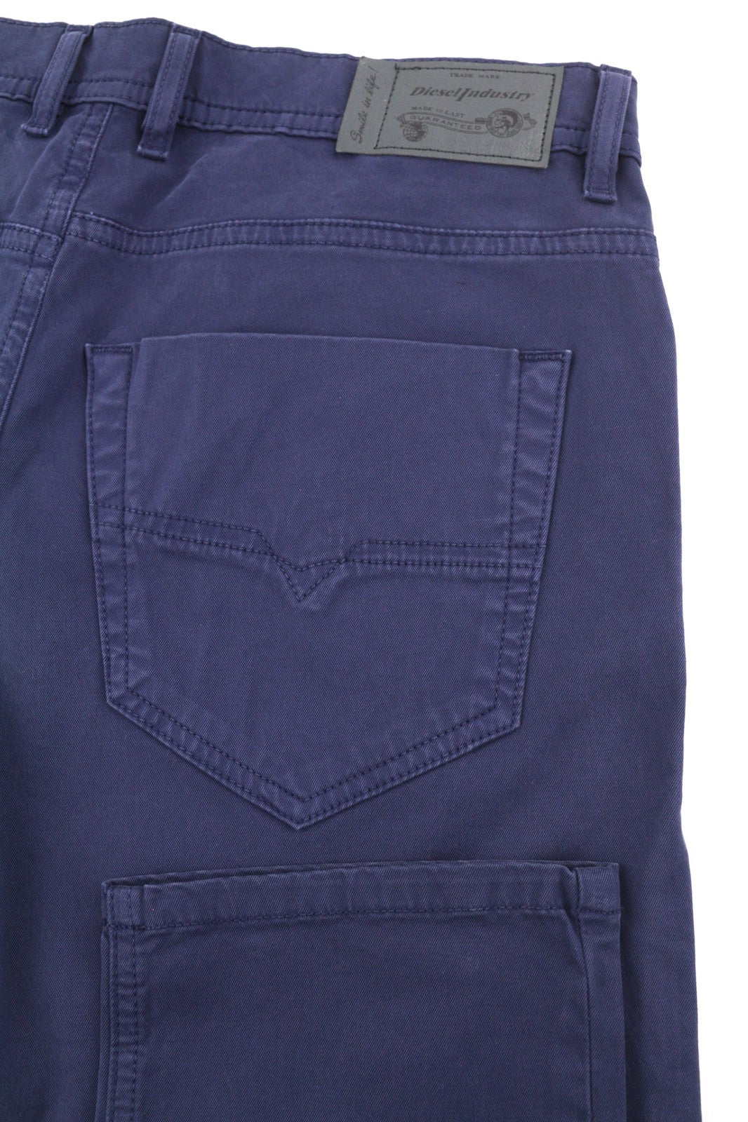 DIESEL R-Tepphar-A Men's Jeans W29 Slim Fit Button Fly Blue Denim Logo