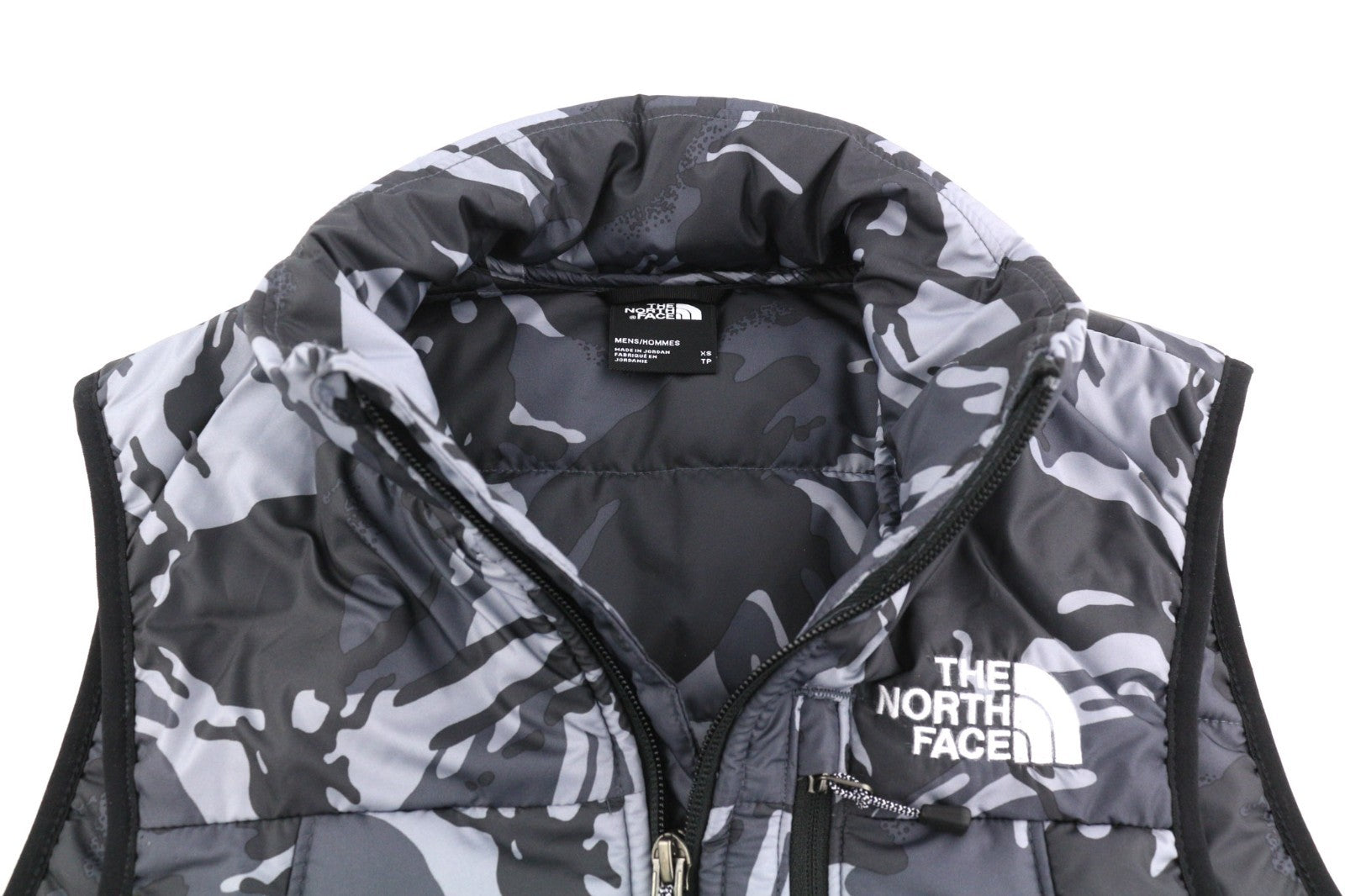 THE NORTH FACE New Wadded Men's Waistcoat XS Quilted Camo Insulated Zip