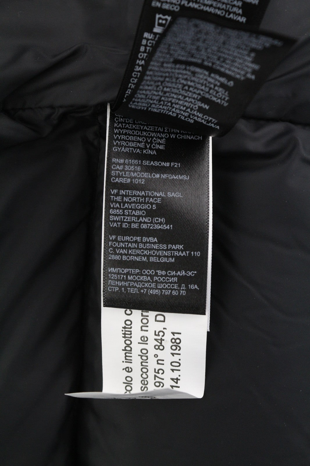 THE NORTH FACE Diablo Down Men's Jacket S 700 Fill Black Quilted Logo