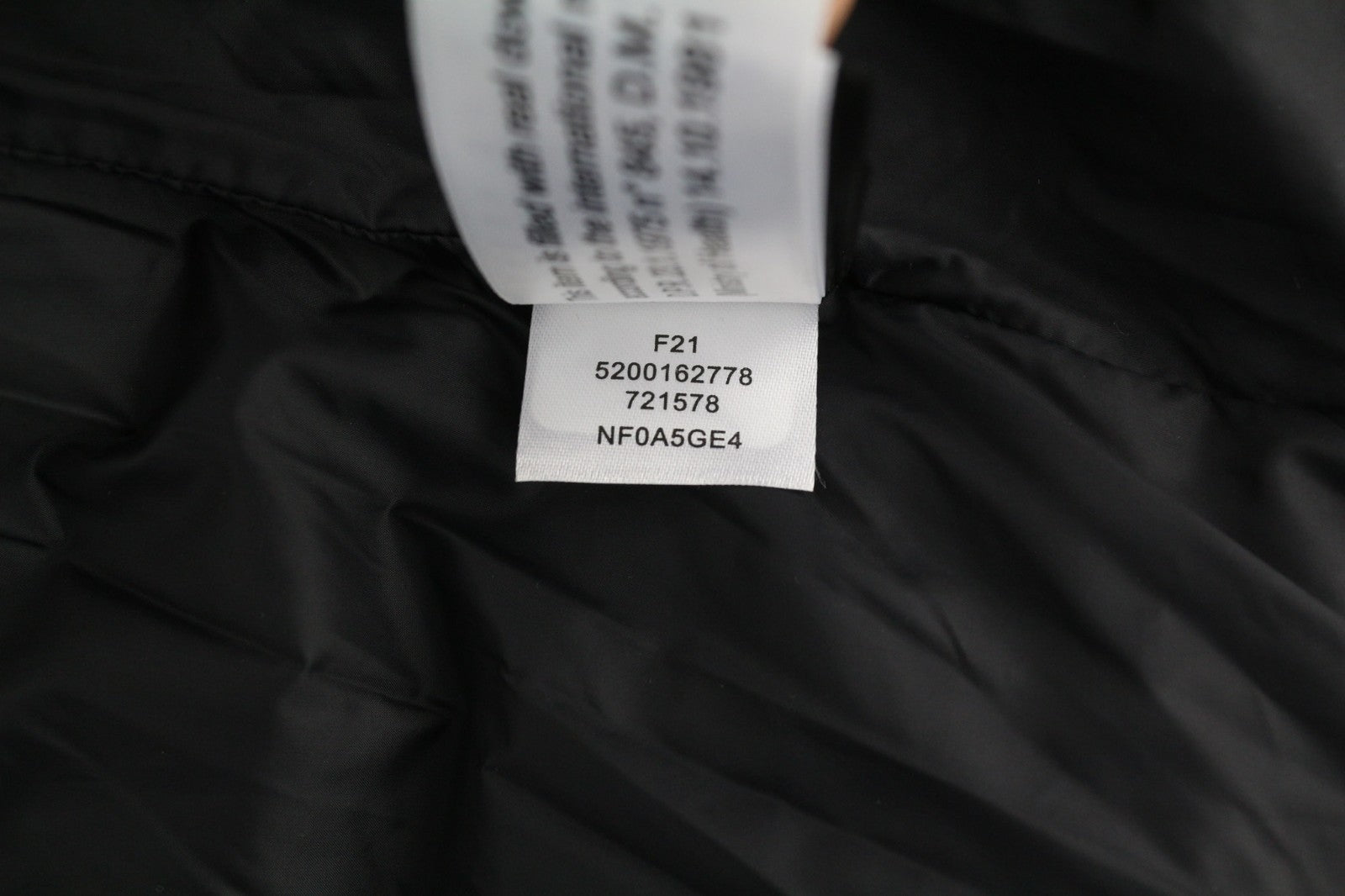 THE NORTH FACE Nimble 700 Women's Jacket S Down Hooded Quilted Black Puffer