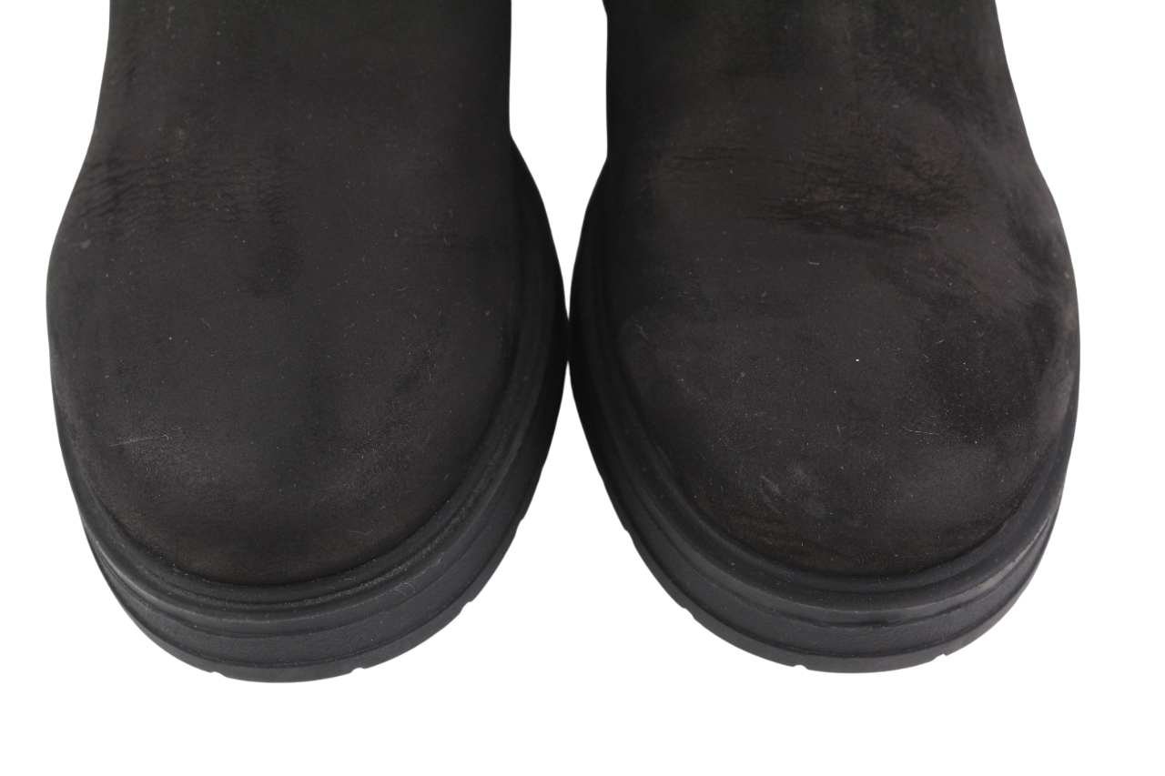 TIMBERLAND Women's Boots UK4.5 EU37.5 Black Leather Almond Toe Chelsea Ankle