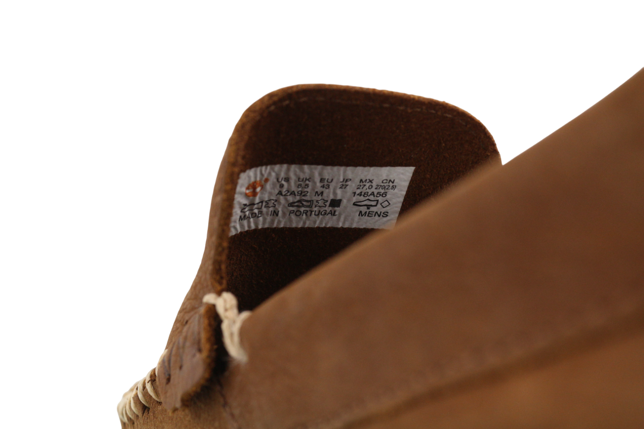 TIMBERLAND Men's Shoes UK8.5 EU43 Brown Leather Slip On Almond Toe True Cloud