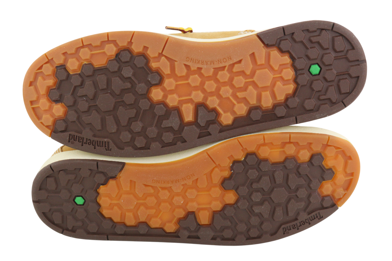 TIMBERLAND A1UXF Boys Shoes UK5 EU38 Brown Leather Ankle Zip Almond Toe Logo