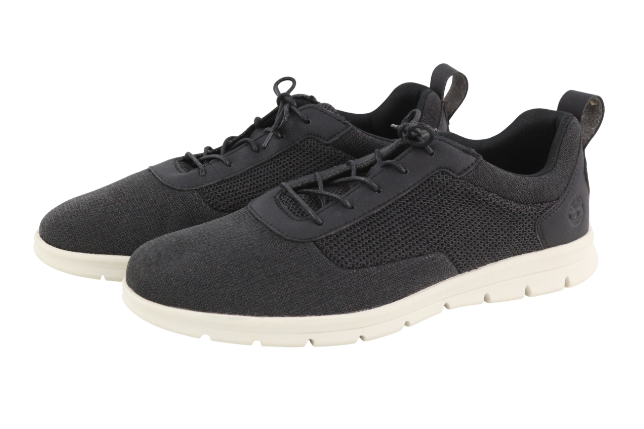 TIMBERLAND A2QXW Men's Sneakers UK6.5/7 EU40/41 Black Low Top Lace Up ReBOTL