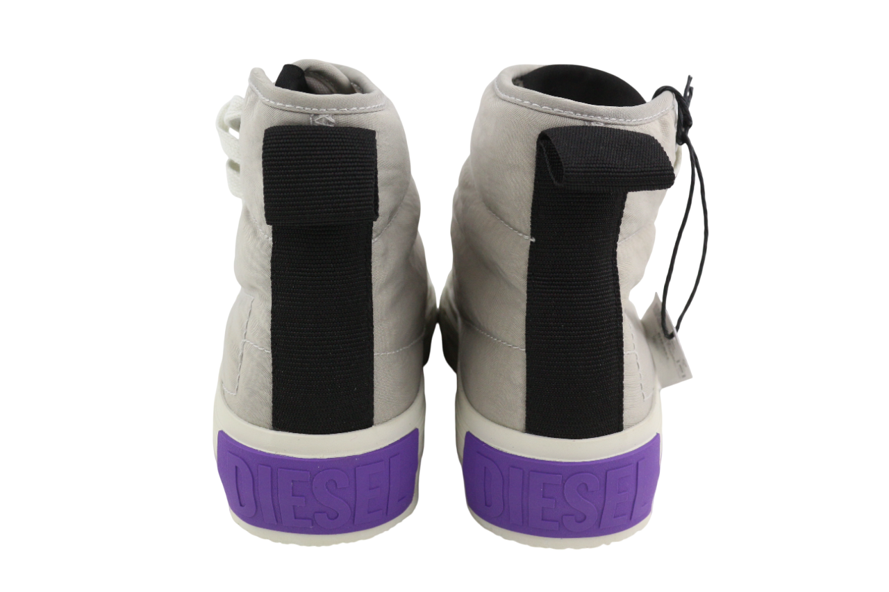 DIESEL S-Muji MC Women's Sneakers EU35.5 Light Grey High Lace Almond RRP180