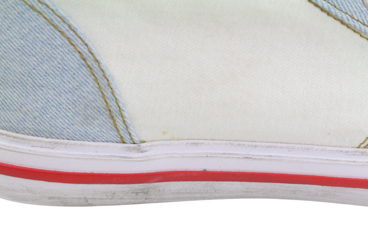 DIESEL S-Athos Mid Women's Sneakers EU39 White Ankle Lace Almond Logo RRP175