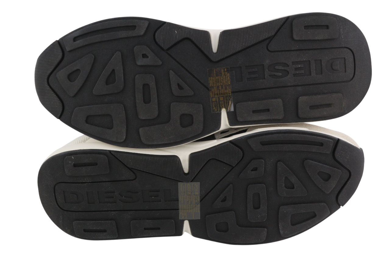 DIESEL S-Serendipity Sport Men's Sneakers EU44 White Low Lace Almond RRP225