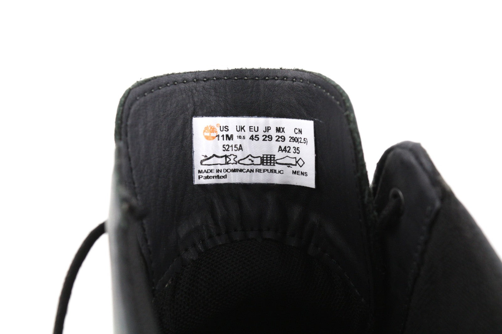 TIMBERLAND 5215A Men's Boots UK9.5/10.5 EU44/45 Black Leather Sensorflex