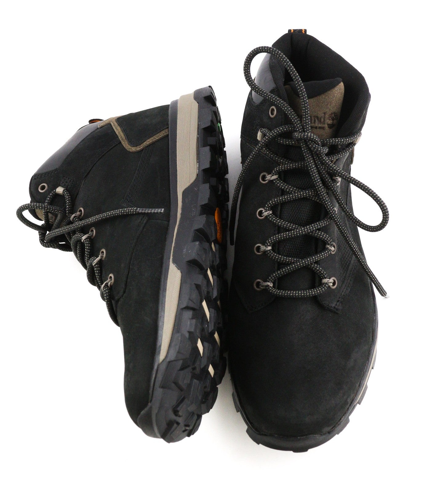 TIMBERLAND A2E5K Men's Boots UK11.5/12.5 EU46/47.5 Black Leather Lace ReBOTL