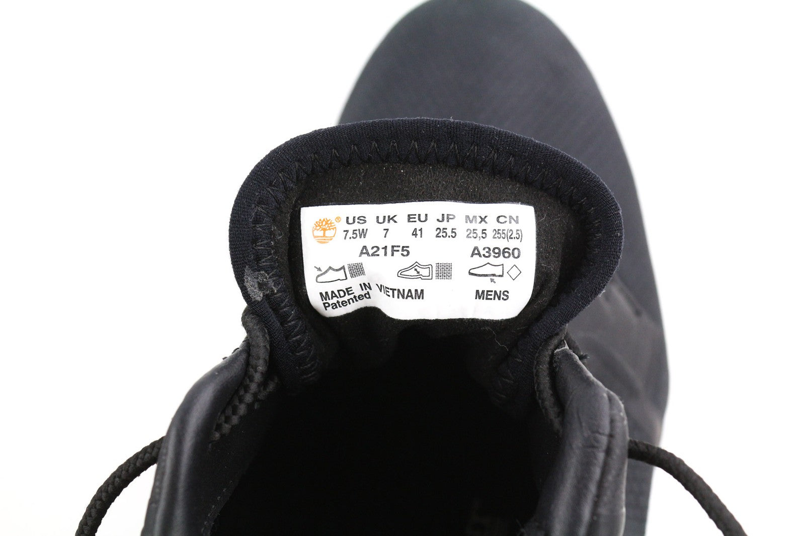 TIMBERLAND A21F5 Men's Shoes UK7/7.5 EU41/41.5 Black Almond Toe Sensorflex