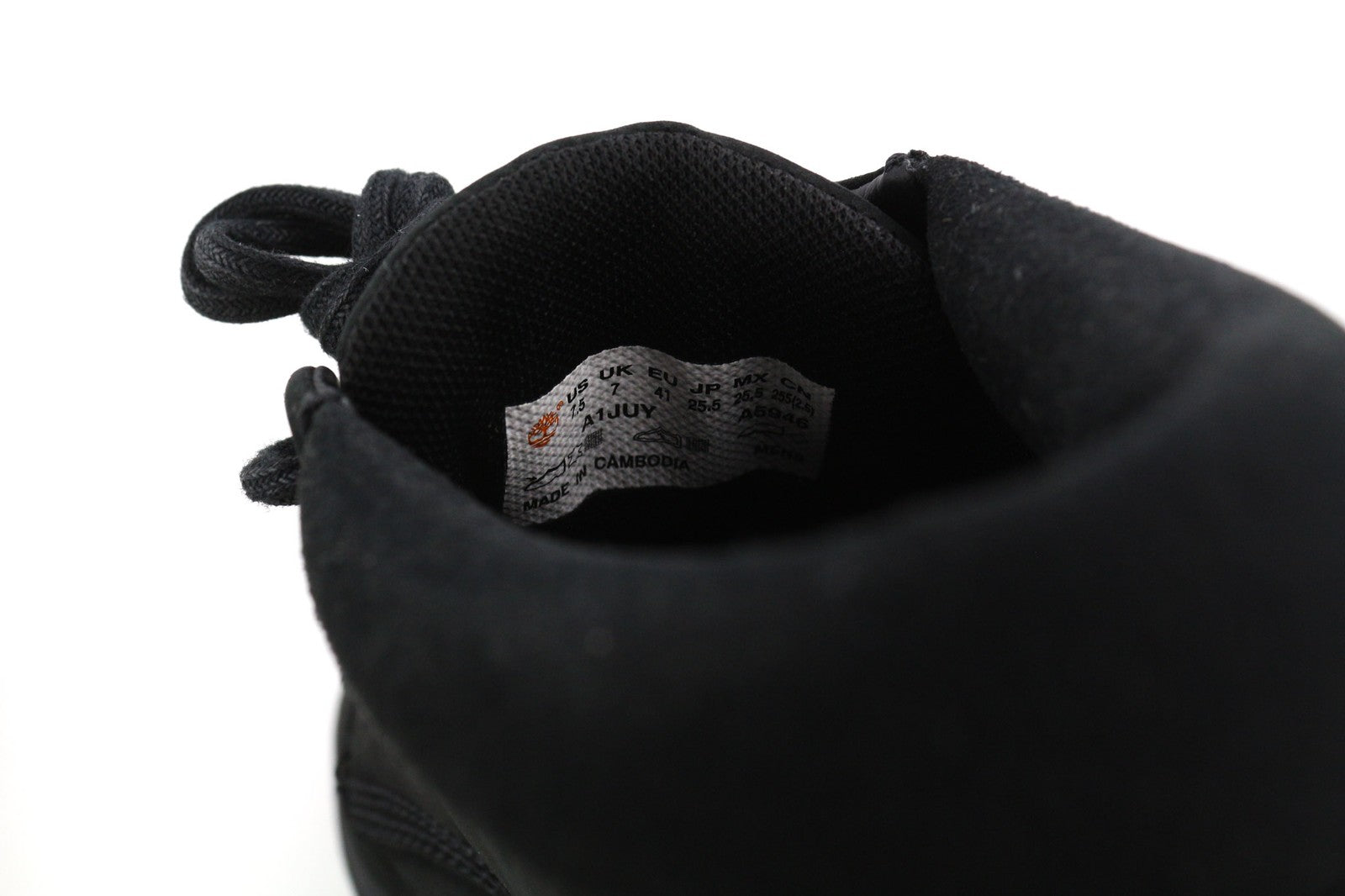 TIMBERLAND A1JUY Men's Boots UK6.5/7 EU40/41 Black Leather Lace Almond Ankle