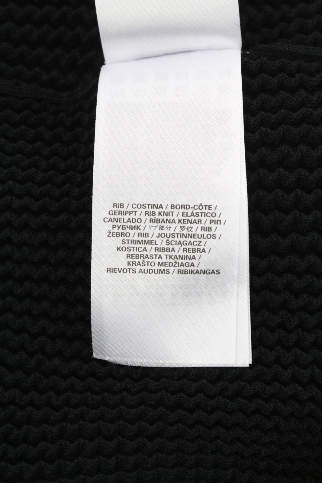 DIESEL M-Arianne Women's XL Black Knit Stretch Logo Crew Pullover Jumper RRP175