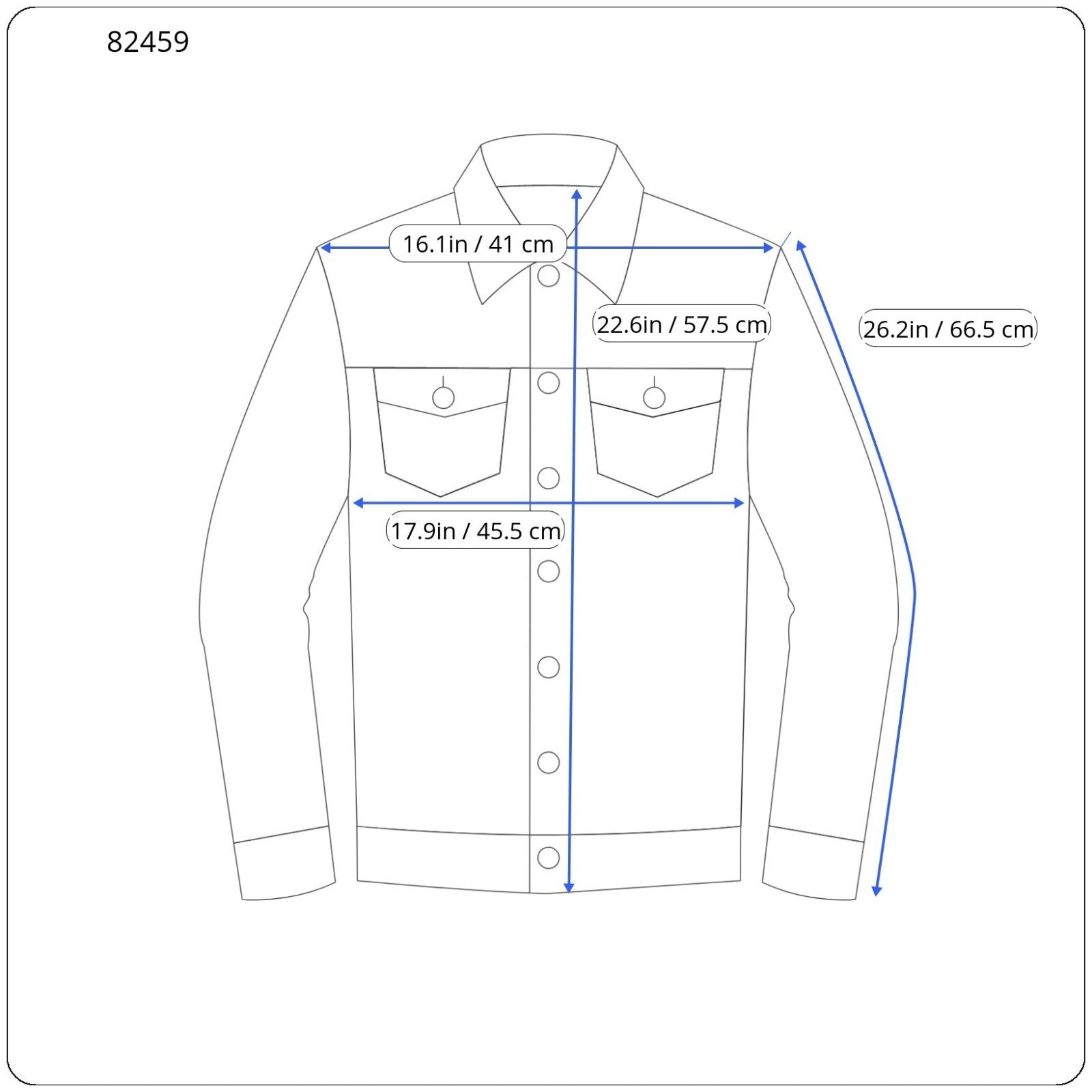 NUDIE JEANS Billy Men's S Desolation Grey Polo Neck Mid Denim Buttoned Coat