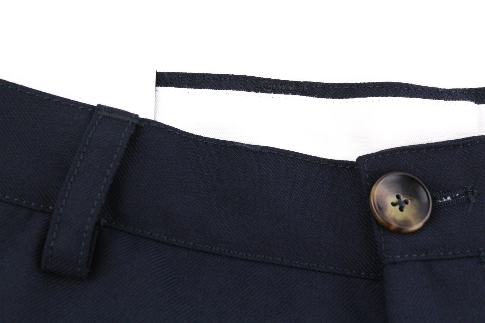 PT TORINO The Worker Men's W34 Wool Fleece Blend Tapered Button Trousers