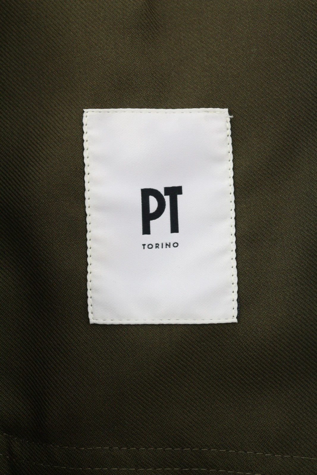 PT TORINO The Worker Men's W32 Brown Wool Blend Fleece Tapered Trousers