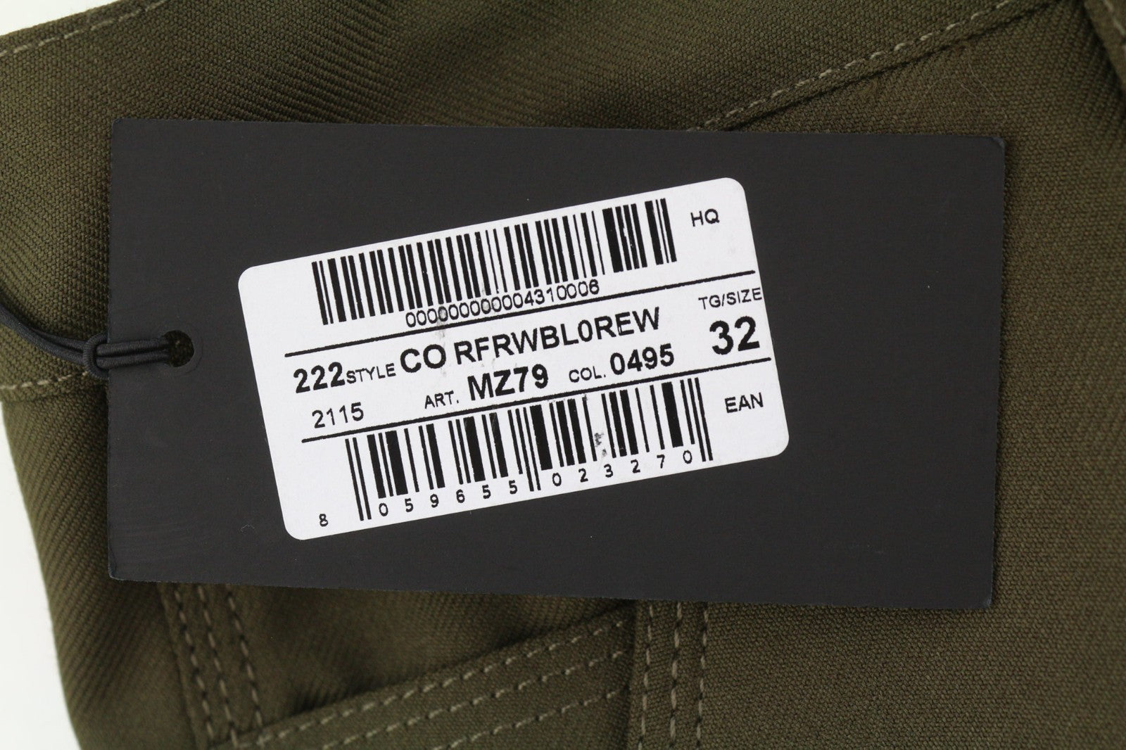 PT TORINO The Worker Men's W32 Brown Wool Blend Fleece Tapered Trousers